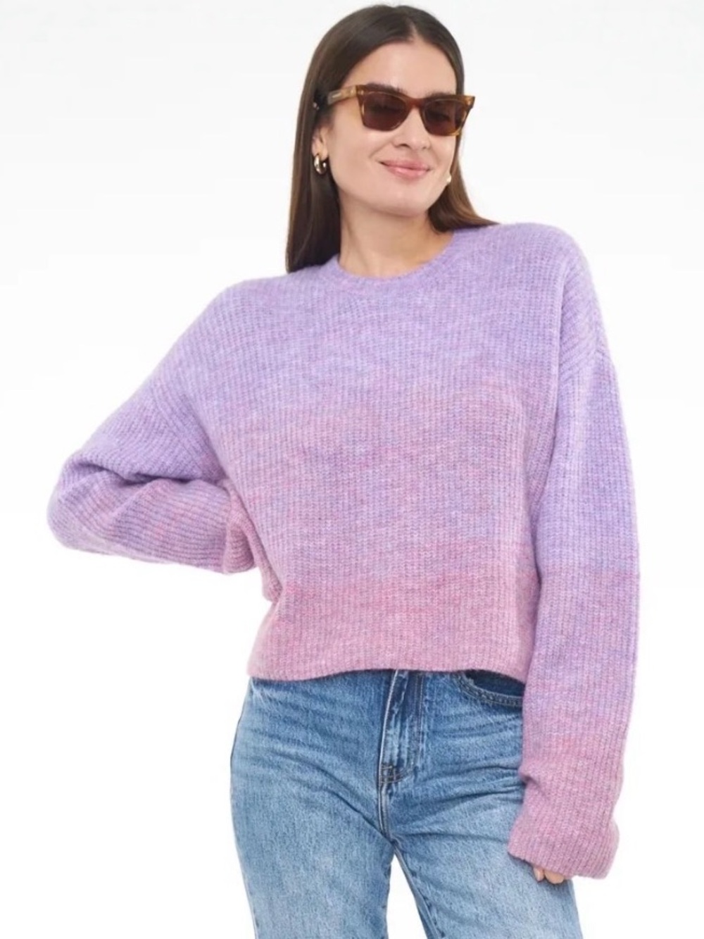 PISTOLA SWING SWEATER - OMBRE PINK M